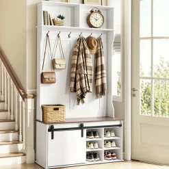 VEVOR Hall Tree with Bench and Shoe Storage, 42