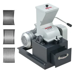 VEVOR Hammer Crusher, 2.5KW 220V Electric Rock Stone Shatter Grinder, Glass Crushing Machine with 100 to 200 kg/h Crushing Capacity, Coal Crusher Milling Machine with 0.12/0.24/0.4 inch Sieve Screens
