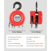 VEVOR Hand Chain Hoist, 1 Ton 2200 lbs Capacity, Manual Chain Block with Upgrade G70 Galvanized Chain, 20 ft Lifting Height, Heavy Duty Pulley Hoist for Garage Warehouse Automotive Machinery, Red