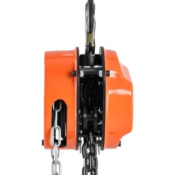 VEVOR Hand Chain Hoist, 1 Ton 2200 lbs Capacity, Manual Chain Block with Upgrade G80 Galvanized Chain, 20 ft Lifting Height, Heavy Duty Pulley Hoist for Garage Warehouse Automotive Machinery, Orange