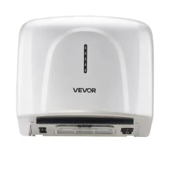VEVOR Hand Dryer, 2 Pack 1300W Bathroom Air Hand Dryer, Automatic High Speed with HEPA Filter, Fast Drying, ABS Construction, AC110-120V Commercial Wall Mounted for Home Bathroom, Guest Room,Homestay