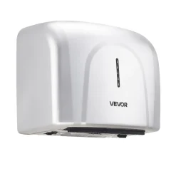 VEVOR Hand Dryer, 1300W Bathroom Air Hand Dryer, Automatic High Speed with HEPA Filter, Fast Drying, Premium ABS Construction, AC110-120V Commercial Wall Mounted for Home Bathroom, Guest Room,Homestay