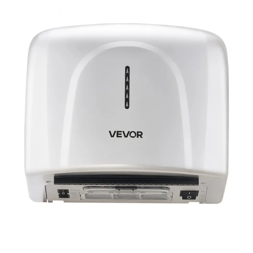 VEVOR Hand Dryer, 1300W Bathroom Air Hand Dryer, Automatic High Speed with HEPA Filter, Fast Drying, Premium ABS Construction, AC110-120V Commercial Wall Mounted for Home Bathroom, Guest Room,Homestay