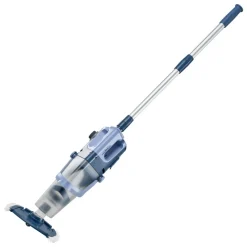 VEVOR Handheld Pool Vacuum, 26 GPM Cordless Spa Hot Tub Vacuum with Extension Pole, 60 Mins Running Time, Powerful Suction for Leaves and Debris, Rechargeable Pool Cleaner for Above Ground Pools
