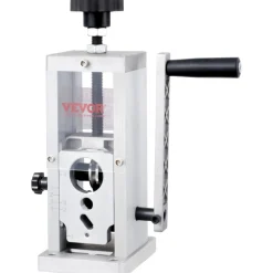 VEVOR Hand-Operated Wire Stripper, 0.06''-1.5'' Cable Removal Tool, Drill Attachment Option, Clear Depth Gauge, Lightweight Aluminum Build for Efficient Copper Scrap Processing