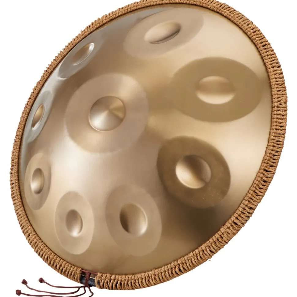 VEVOR Handpan Drum, 22 in & 9 Notes, D Minor Hand Drum, Hand Pan Drum Instrument with Mallets, 440Hz Handpan Stand & Carry Bag, Steel Healing Sound Drum, Percussion Instruments for Adults Beginners