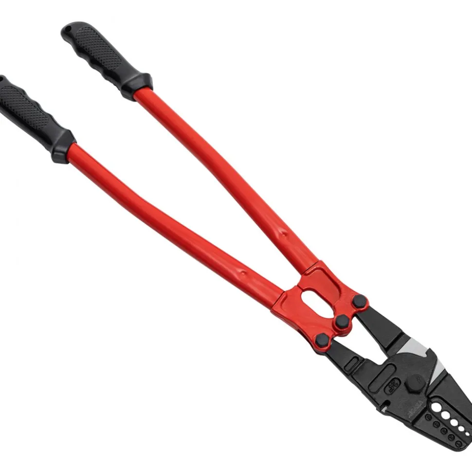 VEVOR 24" Hand Swager Cable Wire Rope Cutter Swage 1/16" 3/32" 1/8" 5/32" 3/16" Aluminum Sleeves Copper