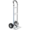 VEVOR Hand Truck, 500 lbs Load Capacity, Heavy-Duty Hand Truck Dolly with Non-Slip Wheels & Handle, Aluminum Alloy Portable Dolly with Tie-down Strap for Moving Home, Office, Warehouse