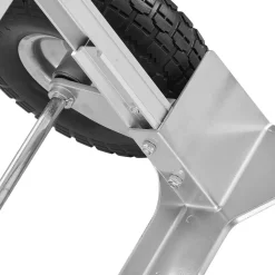 VEVOR Hand Truck, 500 lbs Load Capacity, Heavy-Duty Hand Truck Dolly with Non-Slip Wheels & Handle, Aluminum Alloy Portable Dolly with Tie-down Strap for Moving Home, Office, Warehouse