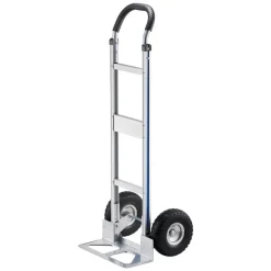 VEVOR Hand Truck, 500 lbs Load Capacity, Heavy-Duty Hand Truck Dolly with Non-Slip Wheels & Handle, Aluminum Alloy Portable Dolly with Tie-down Strap for Moving Home, Office, Warehouse