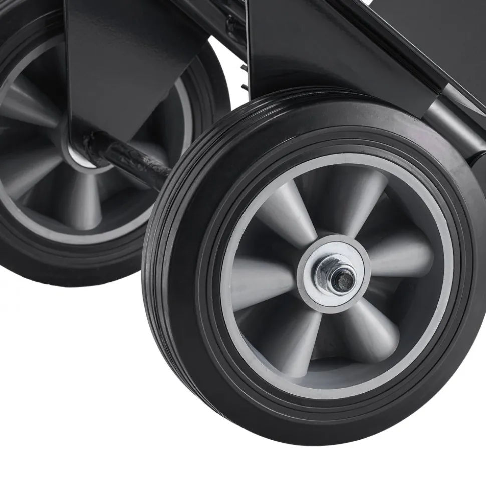 VEVOR Hand Truck, 600 lbs Load Capacity, Heavy-Duty Hand Truck Dolly with Wheels & Telescoping Handle, Portable Dolly with Tie-down Strap for Moving Home, Office, Warehouse, Supermarket