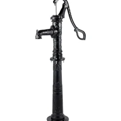 VEVOR Hand Water Pump with Stand 15.7 x 9.4 x 53.1 inch Pitcher Pump & 26 inch Pump Stand with Pre-set 1/2