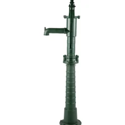 VEVOR Hand Water Pump with Stand, 15.7 x 9.4 x 51.6 inch Pitcher Pump& 26 inch Pump Stand with Pre-set 1/2" Holes for Easy Installation, Rustic Cast Iron Well Pump for Yard, Garden, Farm Irrigation,