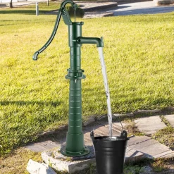 VEVOR Hand Water Pump with Stand, 15.7 x 9.4 x 51.6 inch Pitcher Pump& 26 inch Pump Stand with Pre-set 1/2
