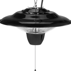 VEVOR Hanging Patio Heater, 1500W Electric Space Infrared Heater, IP34 Protection with 23.6 inch Pull Cord & Adjustable Chain, for Porch,Patio,Dining Room,Studio Outdoor/Indoor