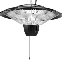 VEVOR Hanging Patio Heater, 1500W Outdoor/Indoor Electric Space Infrared Heater, IP34 Protection Ceiling Heater with 23.6 inch Pull Cord & 20 inch Adjustable Chain, for Porch,Patio,Dining Room,Studio