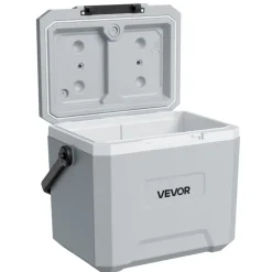 VEVOR Hard Cooler, 17QT Portable Cooler, Leak-Resistant Coolbox Keeps Contents Cool for 48 Hours, Insulated Chests with Ice Retention and Heavy-Duty Handle, Ultra-Light for Camping, Concerts, Sports