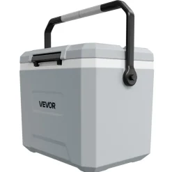 VEVOR Hard Cooler, 17QT Portable Cooler, Leak-Resistant Coolbox Keeps Contents Cool for 48 Hours, Insulated Chests with Ice Retention and Heavy-Duty Handle, Ultra-Light for Camping, Concerts, Sports