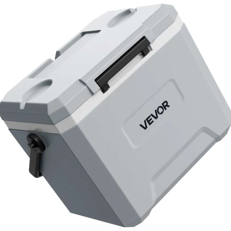 VEVOR Hard Cooler, 17QT Portable Cooler, Leak-Resistant Coolbox Keeps Contents Cool for 48 Hours, Insulated Chests with Ice Retention and Heavy-Duty Handle, Ultra-Light for Camping, Concerts, Sports