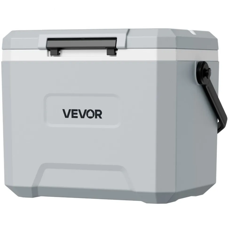VEVOR Hard Cooler, 17QT Portable Cooler, Leak-Resistant Coolbox Keeps Contents Cool for 48 Hours, Insulated Chests with Ice Retention and Heavy-Duty Handle, Ultra-Light for Camping, Concerts, Sports