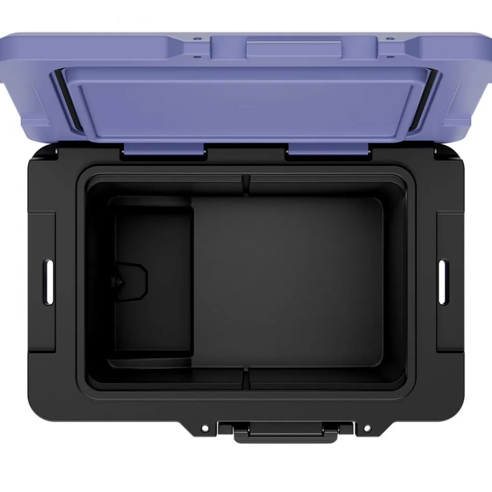 VEVOR Hard Cooler, 45QT Portable Rolling Cooler with Wheels, Leak-Resistant Coolbox Keeps Contents Cool for 48 Hours, Ice Retention Insulated Chests, Ultra-Light for Outdoor Picnics, Grill, Camping