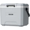 VEVOR Hard Cooler, 24QT Portable Cooler, Leak-Resistant Coolbox Keeps Contents Cool for 48 Hours, Insulated Chests with Ice Retention and Heavy-Duty Handle, Ultra-Light for Camping, Concerts, Sports