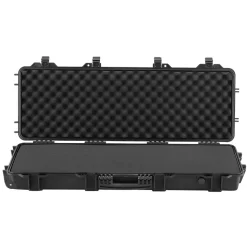 VEVOR Hard Rifle Case, Lockable Rifle Case with Pre-cut Foams, 40 in Gun Storage with Wheels, IP67 Waterproof & Dustproof Movable Large Pistol Storage for Rifles, Shotguns, Airsoft Guns, Black