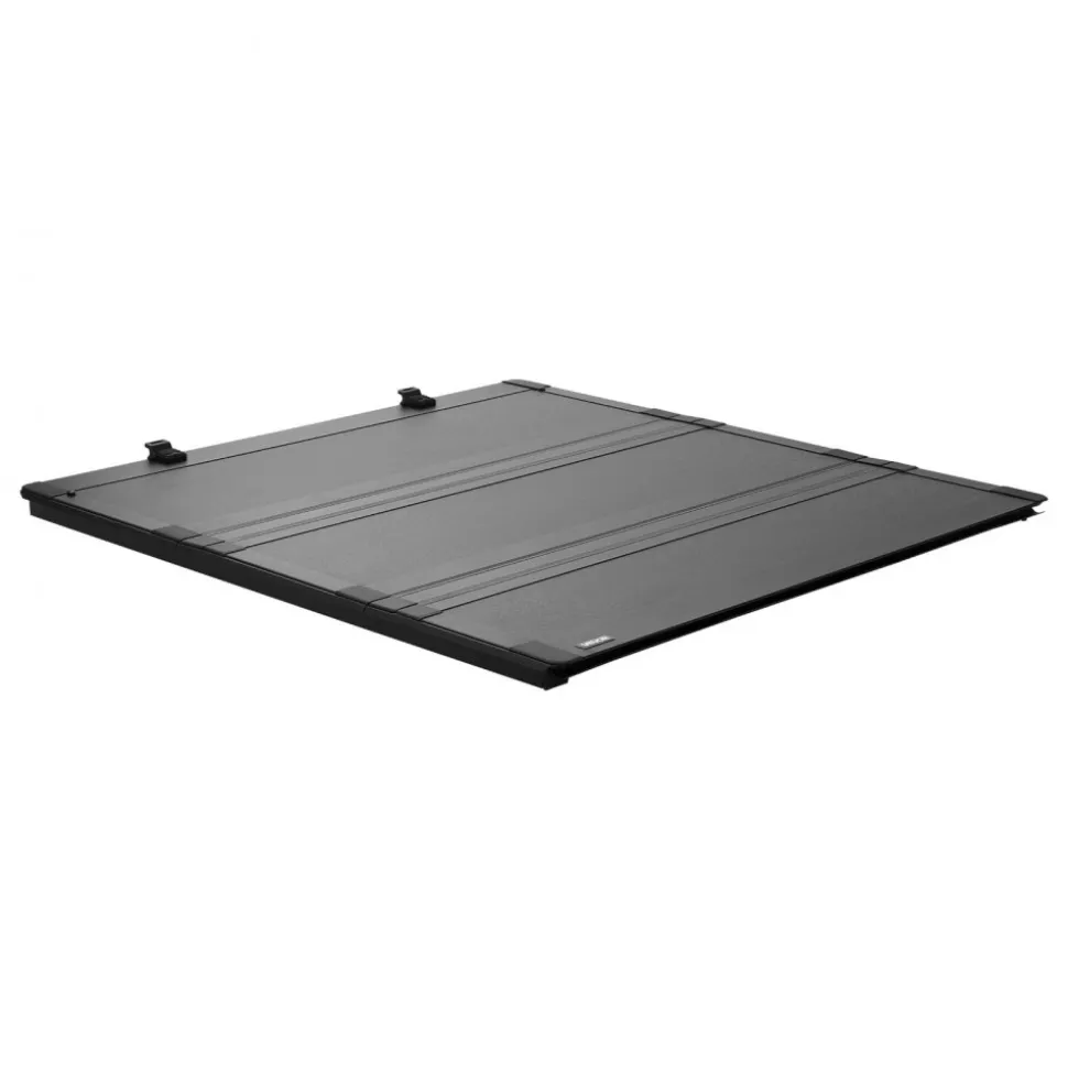 VEVOR Hard Tri-Fold Truck Bed Tonneau Cover, Compatible with 2021-2025 Ford F-150 (Incl. Raptor/Lightning) 5.5 ft (67.1 in) Bed, Waterproof Low-Profile Folding Cover with Aluminum Alloy Support Bar