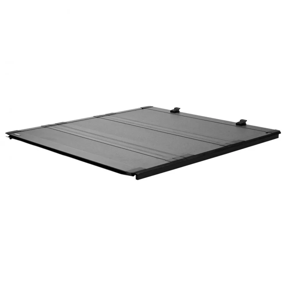 VEVOR Hard Tri-Fold Truck Bed Tonneau Cover, Compatible with 2021-2025 Ford F-150 (Incl. Raptor/Lightning) 5.5 ft (67.1 in) Bed, Waterproof Low-Profile Folding Cover with Aluminum Alloy Support Bar