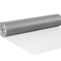 VEVOR Hardware Cloth 1/2 inch 36 inch x 50 ft 19 Gauge Chicken Wire Fence, Hot-Dip Galvanized After Welding Metal Wire Mesh Roll, Garden Plant Welded Fencing Roll Supports Poultry Netting Cage Fence