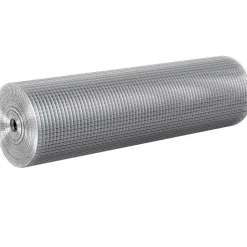 VEVOR Hardware Cloth 1/2 inch 36 inch x 100 ft 19 Gauge Chicken Wire Fence, Hot-Dip Galvanized After Welding Metal Wire Mesh Roll, Garden Plant Welded Fencing Roll Supports Poultry Netting Cage Fence