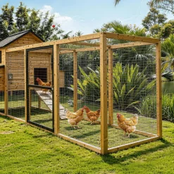 VEVOR Hardware Cloth, 1/2 inch 72 inch x 50 ft 19 Gauge Chicken Wire Fence, Hot-Dip Galvanized After Welding Metal Wire Mesh Roll, Garden Plant Welded Fencing Roll Supports Poultry Netting Cage Fence