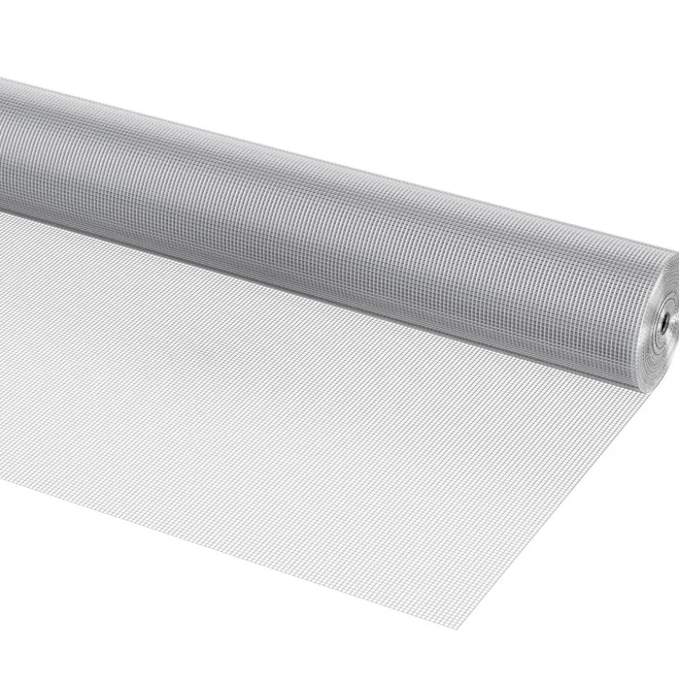 VEVOR Hardware Cloth, 1/4 inch 48in x 100 ft 23 Gauge, Hot Dipped Galvanized Wire Mesh Roll, Chicken Wire Fencing, Wire Mesh for Rabbit Cages, Garden, Small Rodents