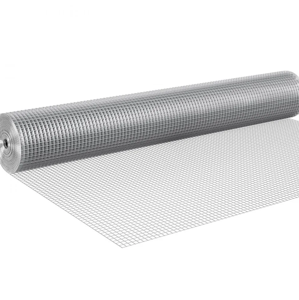 VEVOR Hardware Cloth, 1/2 inch 36in x 100 ft 19 Gauge, Hot Dipped Galvanized Wire Mesh Roll, Chicken Wire Fencing, Wire Mesh for Rabbit Cages, Garden, Small Rodents