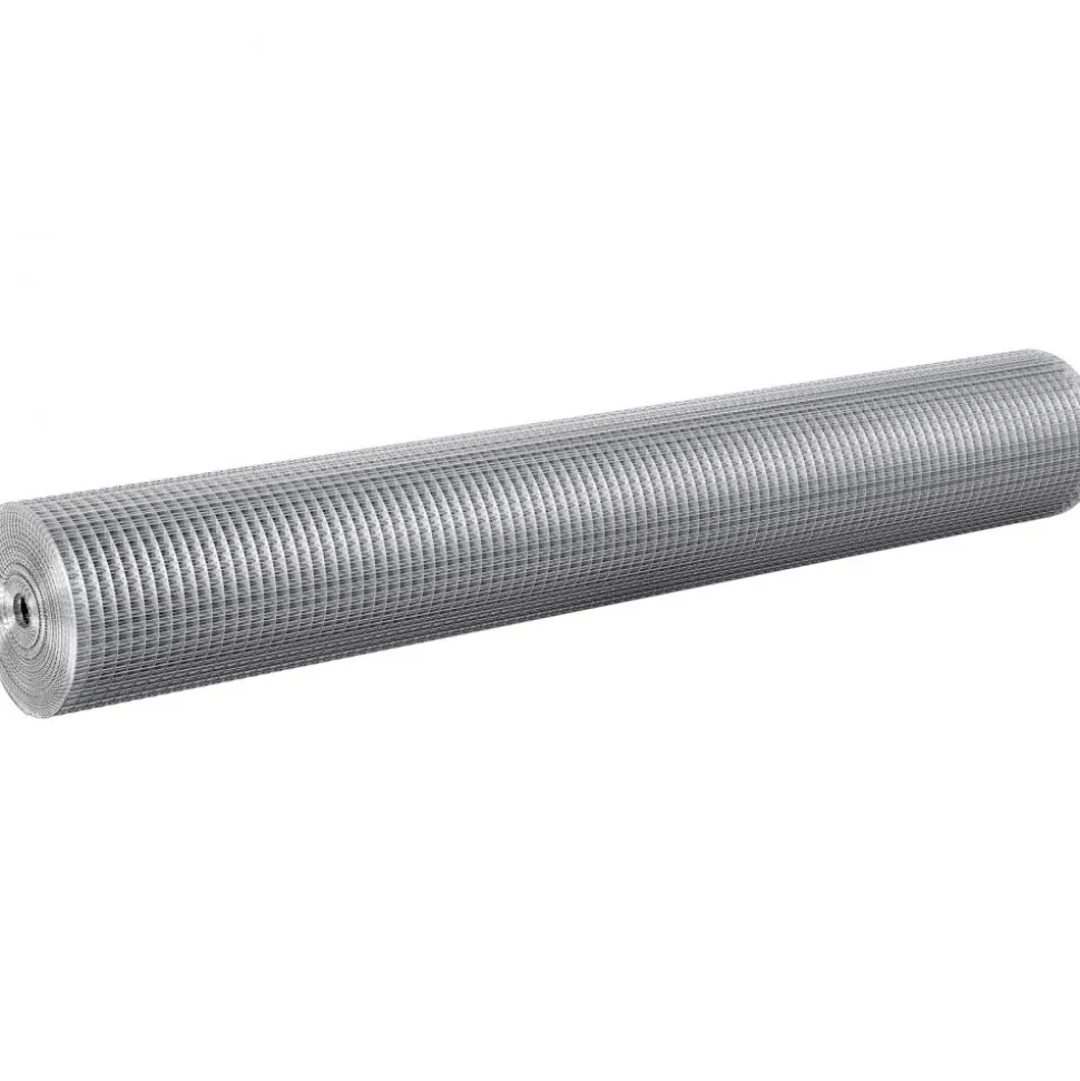 VEVOR Hardware Cloth, 1/2 inch 36in x 100 ft 19 Gauge, Hot Dipped Galvanized Wire Mesh Roll, Chicken Wire Fencing, Wire Mesh for Rabbit Cages, Garden, Small Rodents