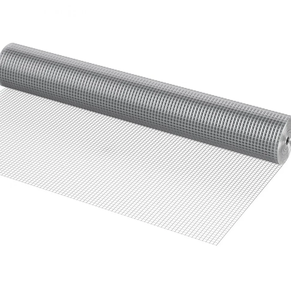 VEVOR Hardware Cloth, 1/2 inch 36in x 100 ft 19 Gauge, Hot Dipped Galvanized Wire Mesh Roll, Chicken Wire Fencing, Wire Mesh for Rabbit Cages, Garden, Small Rodents