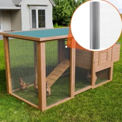 VEVOR Hardware Cloth, 1/2 inch 48in x 100 ft 19 Gauge, Hot Dipped Galvanized Wire Mesh Roll, Chicken Wire Fencing, Wire Mesh for Rabbit Cages, Garden, Small Rodents
