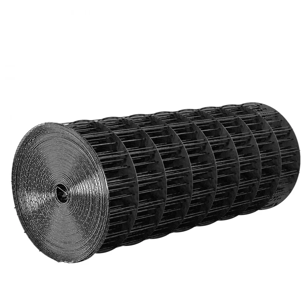 VEVOR Hardware Cloth 36 in x 25 ft, 2 x 3 in Mesh 16 Gauge Galvanized Wire Mesh Roll, Weather-Resistant Vinyl Coated Chicken Wire Fencing, Heavy Duty Welded Garden Plant Fencing for Rabbit Cage Snake