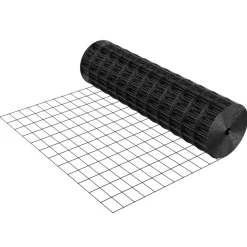 VEVOR Hardware Cloth 36 in x 25 ft, 2 x 3 in Mesh 16 Gauge Galvanized Wire Mesh Roll, Weather-Resistant Vinyl Coated Chicken Wire Fencing, Heavy Duty Welded Garden Plant Fencing for Rabbit Cage Snake