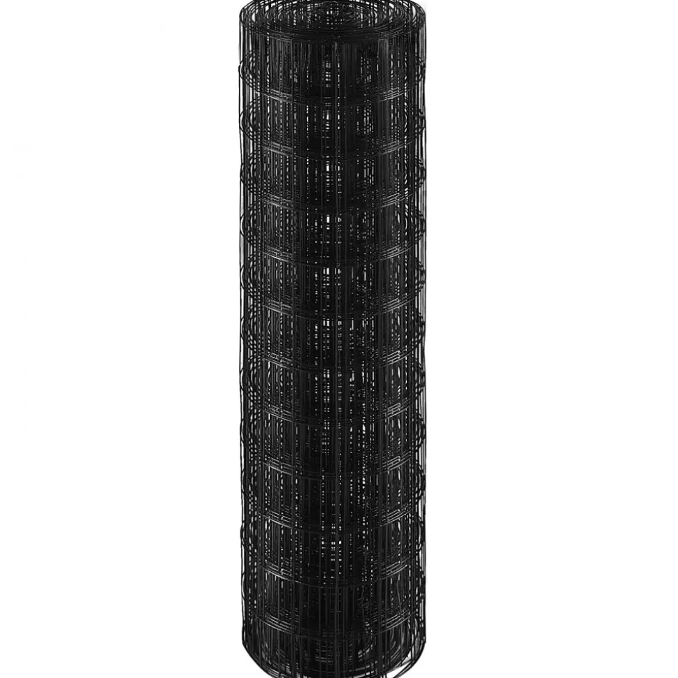 VEVOR Hardware Cloth, 36'' x 50' Galvanized Wire Mesh Roll, 16 Gauge Chicken Wire Fence Roll, Vinyl Coating Metal Wire Mesh for Chicken Coop Barrier, Rabbit Snake Fences, Poultry Enclosures