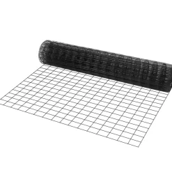 VEVOR Hardware Cloth, 36'' x 50' Galvanized Wire Mesh Roll, 16 Gauge Chicken Wire Fence Roll, Vinyl Coating Metal Wire Mesh for Chicken Coop Barrier, Rabbit Snake Fences, Poultry Enclosures