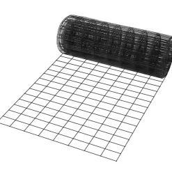 VEVOR Hardware Cloth, 24'' x 50' Galvanized Wire Mesh Roll, 16 Gauge Chicken Wire Fence Roll, Vinyl Coating Metal Wire Mesh for Chicken Coop Barrier, Rabbit Snake Fences, Poultry Enclosures