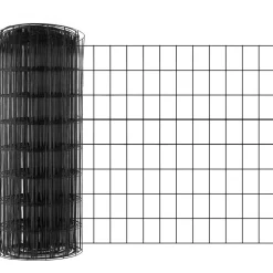 VEVOR Hardware Cloth, 24'' x 50' Galvanized Wire Mesh Roll, 16 Gauge Chicken Wire Fence Roll, Vinyl Coating Metal Wire Mesh for Chicken Coop Barrier, Rabbit Snake Fences, Poultry Enclosures