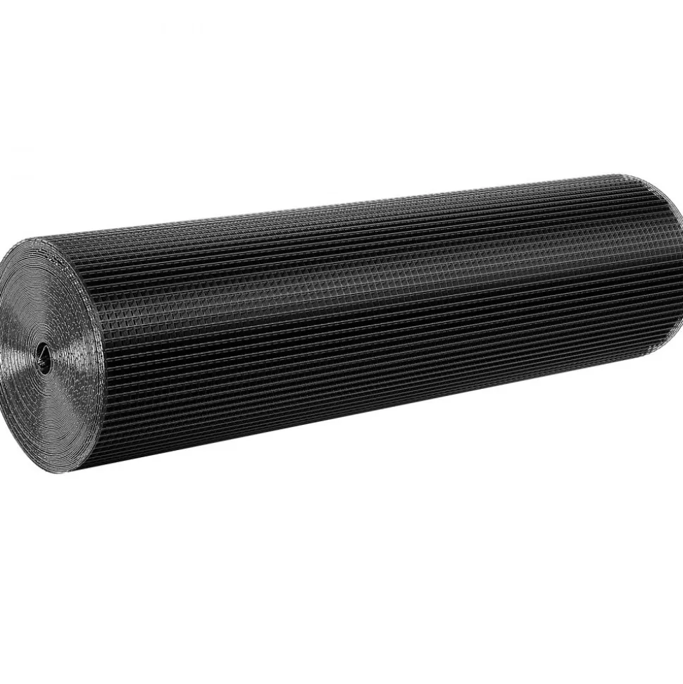 VEVOR Hardware Cloth, 48'' x 100' Galvanized Wire Mesh Roll, 19 Gauge Chicken Wire Fence Roll, Vinyl Coating Metal Wire Mesh for Chicken Coop Barrier, Rabbit Snake Fences, Poultry Enclosures