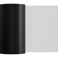 VEVOR Hardware Cloth, 24'' x 100' Galvanized Wire Mesh Roll, 19 Gauge Chicken Wire Fence Roll, Vinyl Coating Metal Wire Mesh for Chicken Coop Barrier, Rabbit Snake Fences, Poultry Enclosures