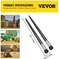 VEVOR Hay Spear Spears 49