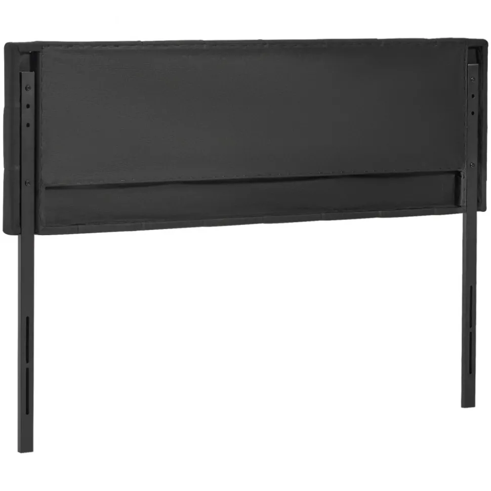 VEVOR Headboard, Queen Size Headboard with Adjustable Height, Comfortable Diamond Tufted for Queen Size Bed, W62.2 x H(42.72-54.53) x D2.76 in, Ideal for Bedroom, Hotel, Homestay, Dormitory, Black