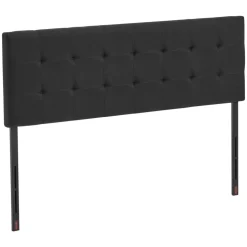 VEVOR Headboard, Queen Size Headboard with Adjustable Height, Comfortable Diamond Tufted for Queen Size Bed, W62.2 x H(42.72-54.53) x D2.76 in, Ideal for Bedroom, Hotel, Homestay, Dormitory, Black