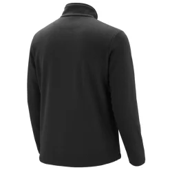VEVOR Heated Fleece Jacket for Men, Heated Sweatshirt with 7.4V 16000mAh Rechargeable Power Bank Pack, 6 Heating Zones, 3 Temp Levels, 3h/6h/10h Warmth, for Winter Outdoor Camping, Black, L Size