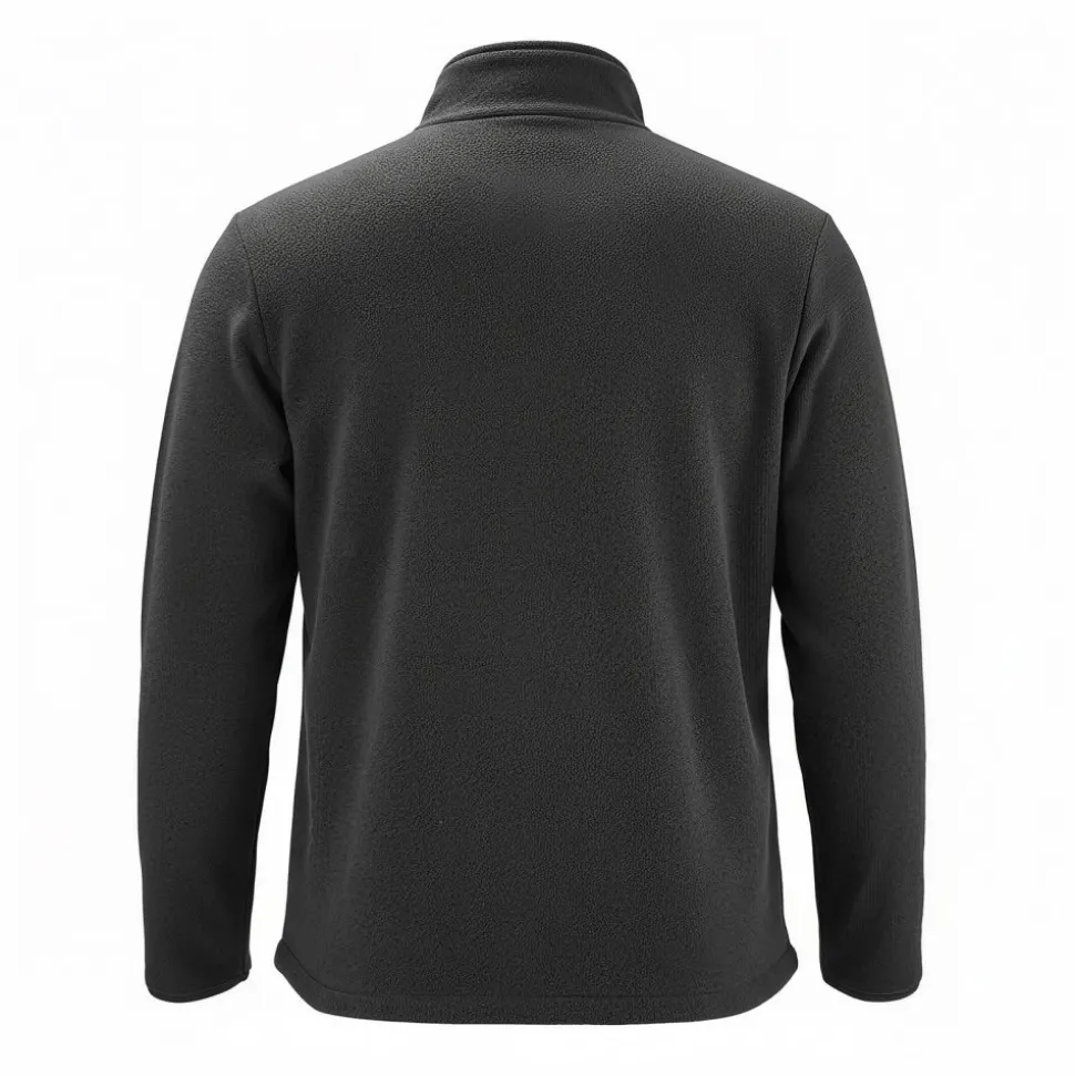 VEVOR Heated Fleece Jacket for Men, Heated Sweatshirt with 7.4V 16000mAh Rechargeable Power Bank Pack, 6 Heating Zones, 3 Temp Levels, 3h/6h/10h Warmth, for Winter Outdoor Camping, Black, L Size